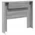 Cabecero de cama con luz LED gris Sonoma 120x16,5x103,5