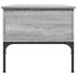 Mesa de centro madera ingeniería metal gris Sonoma