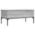 Mesa de centro madera ingeniería metal gris Sonoma