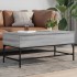 Mesa de centro madera ingeniería metal gris Sonoma 100x50x45