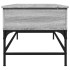 Mesa de centro madera ingeniería metal gris Sonoma 100x50x45