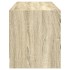 Mueble de TV con puertas de vidrio roble Sonoma 102x37x42
