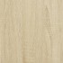 Mueble de TV con puertas de vidrio roble Sonoma 102x37x42