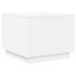 Mesa de centro con luces LED blanco 50x50x40