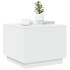 Mesa de centro con luces LED blanco 50x50x40