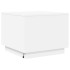 Mesa de centro con luces LED blanco 50x50x40