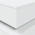Mesa de centro con luces LED blanco 50x50x40