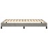 Estructura de cama de terciopelo gris claro 140x200