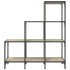 Estantería madera ingeniería y metal roble Sonoma 92x30x102