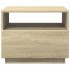 Mesa de centro con luces LED roble Sonoma 50x49x40