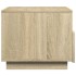 Mesa de centro con luces LED roble Sonoma 50x49x40