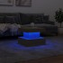 Mesa de centro con luces LED roble Sonoma 50x50x40