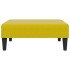 Reposapiés de terciopelo amarillo 77x55x31