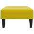 Reposapiés de terciopelo amarillo 77x55x31