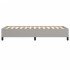 Estructura de cama de tela gris claro 100x200