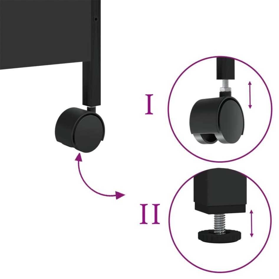 Carrito de cocina madera ingeniería roble ahumado 45x35x89,5
