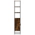 Armario de baño madera ingeniería roble ahumado 33x33x185,5