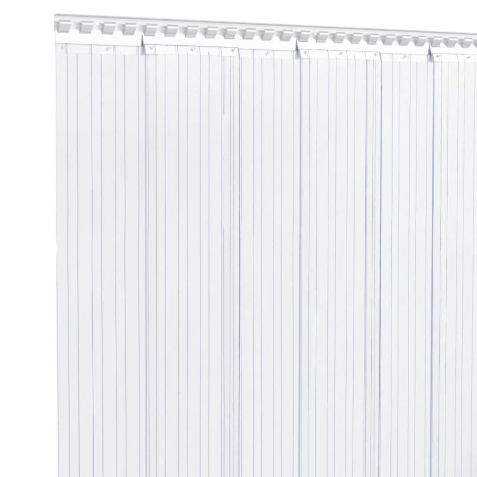 Tira de cortina para puertas PVC transparente 200x1,6 mm 25