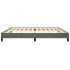 Estructura de cama de terciopelo gris oscuro 180x200