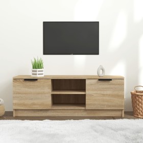 Mueble de TV madera contrachapada roble Sonoma 102x35x36,5