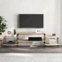 Mueble para TV madera contrachapada roble Sonoma 197x35x52