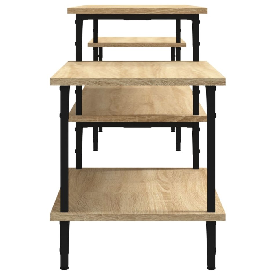 Mueble para TV madera contrachapada roble Sonoma 197x35x52