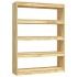 Estantería/divisor de espacios madera de pino 100x30x135,5