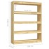 Estantería/divisor de espacios madera de pino 100x30x135,5