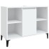 Armario para lavabo madera contrachapada blanco 80x33x60