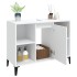 Armario para lavabo madera contrachapada blanco 80x33x60