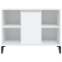 Armario para lavabo madera contrachapada blanco 80x33x60