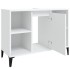 Armario para lavabo madera contrachapada blanco 80x33x60