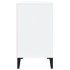 Armario para lavabo madera contrachapada blanco 80x33x60
