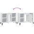 Armario para lavabo madera contrachapada blanco 80x33x60