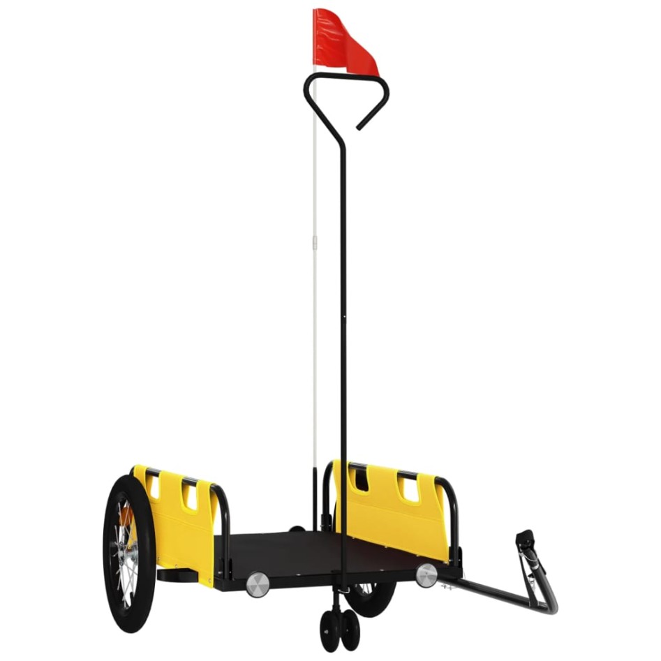 Remolque para bicicletas hierro y tela Oxford