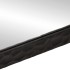 Espejo de baño madera maciza mango y vidrio negro 50x70x2,5