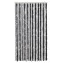 Cortina antimoscas chenilla gris y negro 100x230
