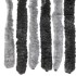 Cortina antimoscas chenilla gris y negro 100x230