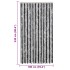 Cortina antimoscas chenilla gris y negro 100x230
