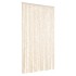 Cortina antimoscas chenilla beige y blanco 100x220