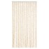 Cortina antimoscas chenilla beige y blanco 100x220
