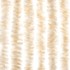 Cortina antimoscas chenilla beige y blanco 100x220