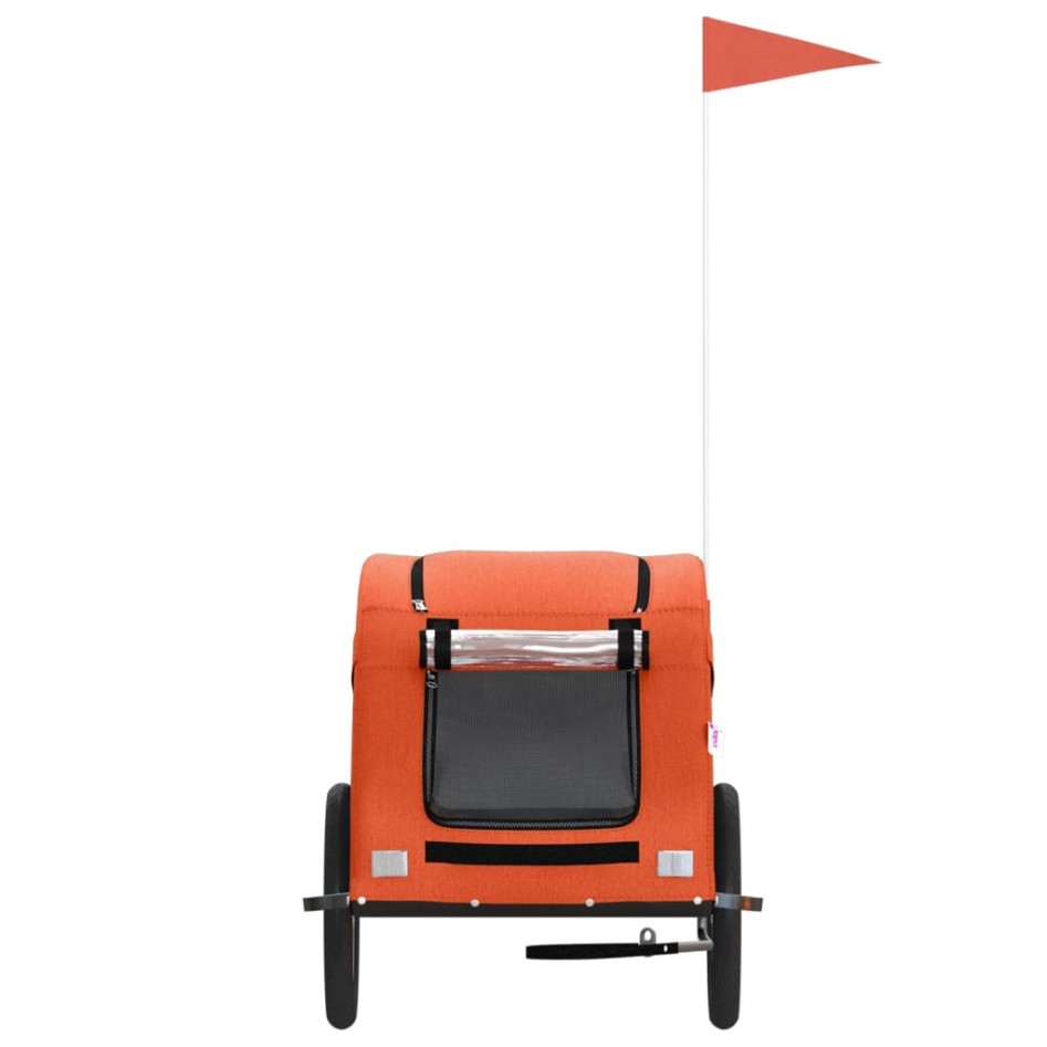 Remolque de bicicleta mascotas hierro tela Oxford