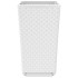Jardineras 2 unidades PP blanco 32,5x32,5x57