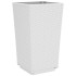 Jardineras 2 unidades PP blanco 32,5x32,5x57