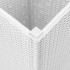 Jardineras 2 unidades PP blanco 32,5x32,5x57