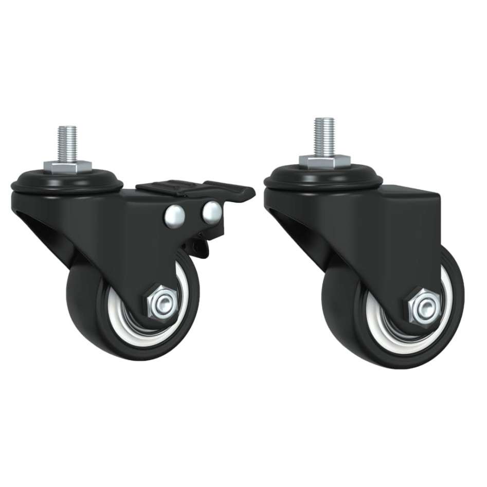 Mesa de centro con ruedas madera ingeniería marrón 91x55x34