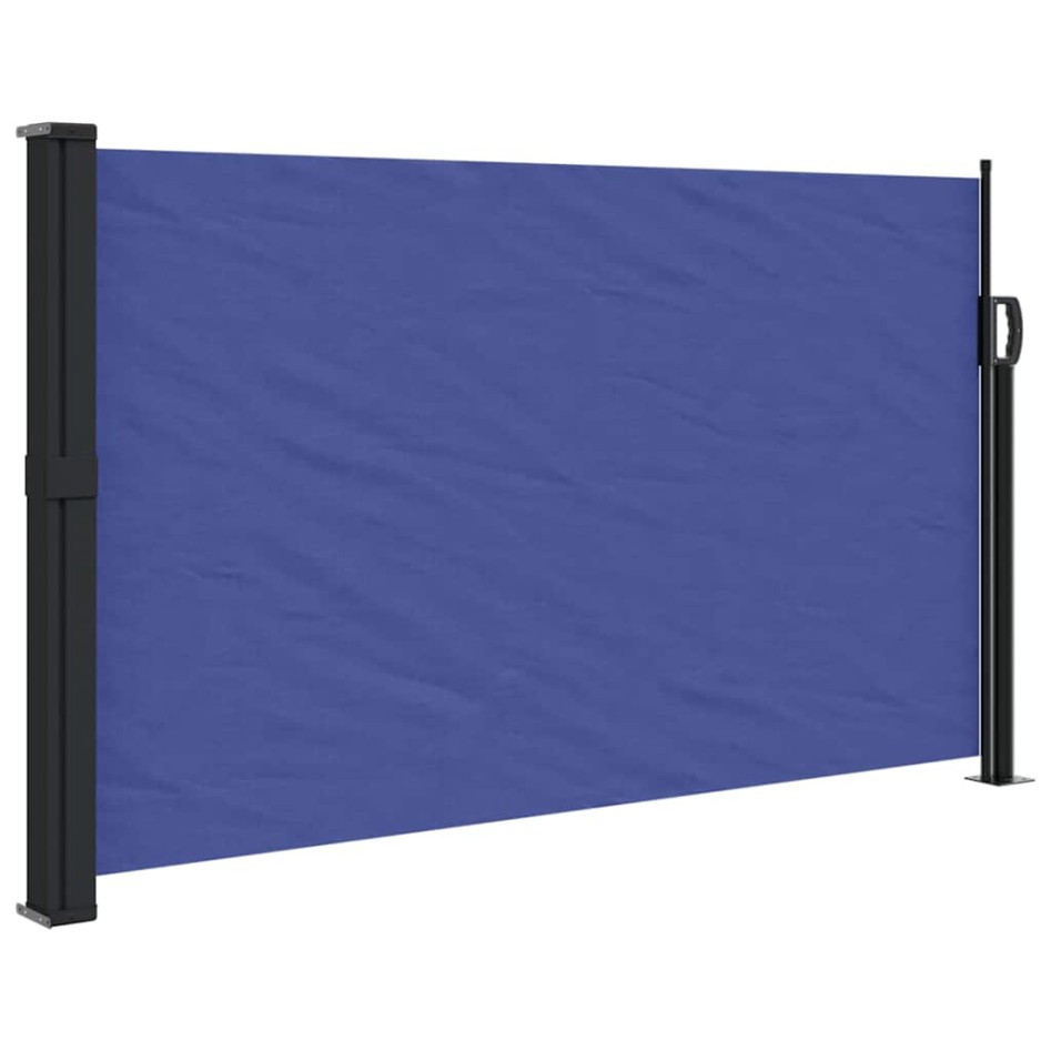 Toldo lateral retráctil azul 117x300