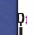 Toldo lateral retráctil azul 117x300