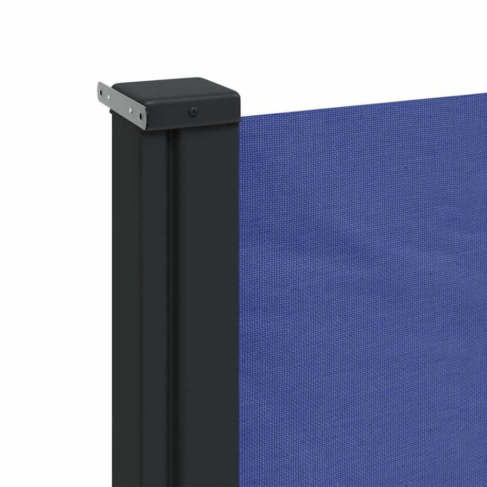 Toldo lateral retráctil azul 117x300